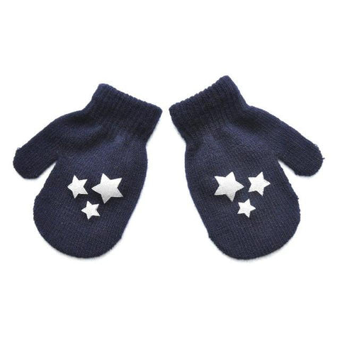 Plush Thick Warm Baby Gloves Winter Plus Velvet Mittens Children Kid Coral Fleece Full Finger Gloves For 1-4Y Kids Gloves